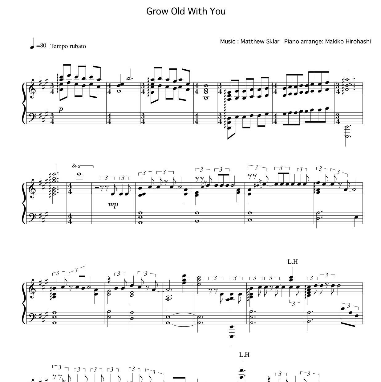 Grow Old With You / Adam Sandler Makiko Hirohashi Official site